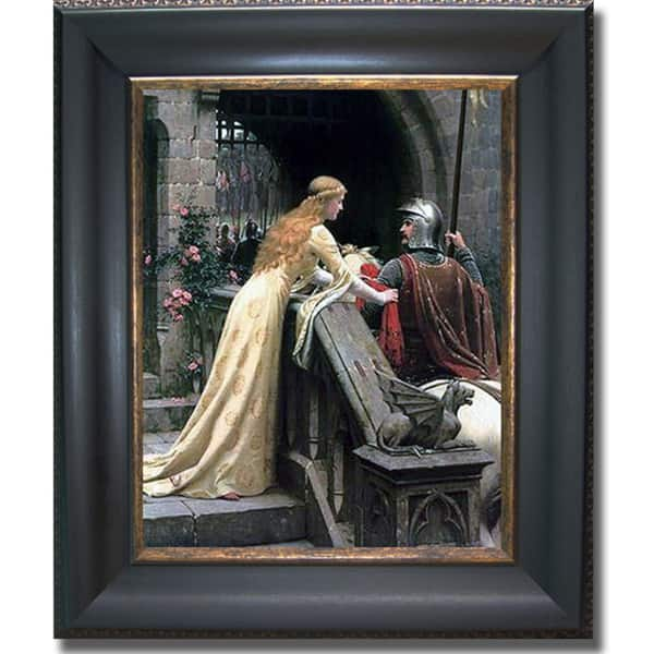 Edmund Leighton 'Godspeed' Framed Canvas Art - Bed Bath & Beyond - 6236904