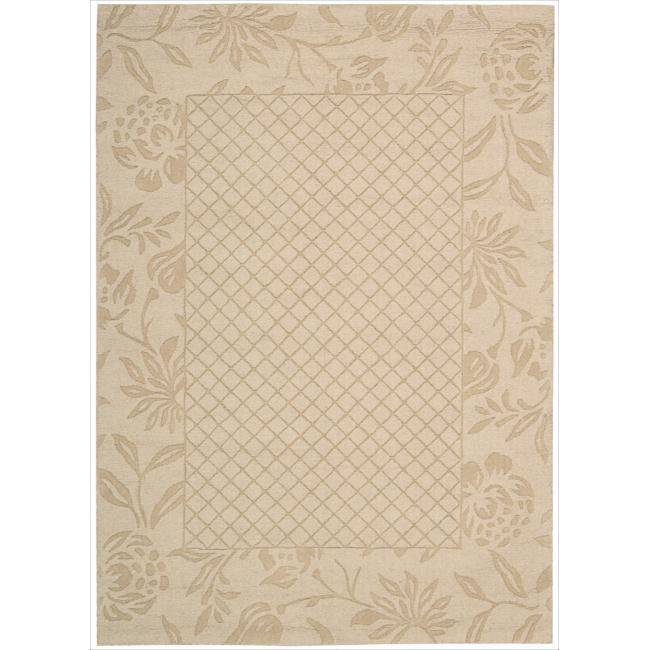 Nourison Barcelona BAR03 Hand-tufted Area Rug - 5'3" x 7'4" - Light Gold