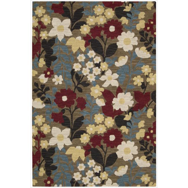 Nourison Hand Tufted Marbella Wool Brown Rug (36 X 56)