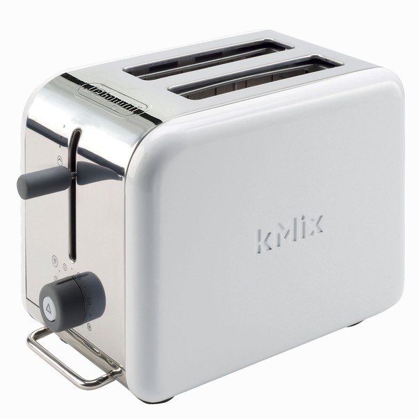 DeLonghi kMix 2slice White Toaster Free Shipping Today Overstock