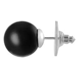 Tressa Sterling Silver Black Ball Earrings Tressa Sterling Silver Earrings