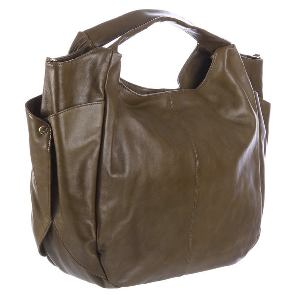Hype Jules Leather Tote Bag - Free Shipping Today - Overstock.com ...