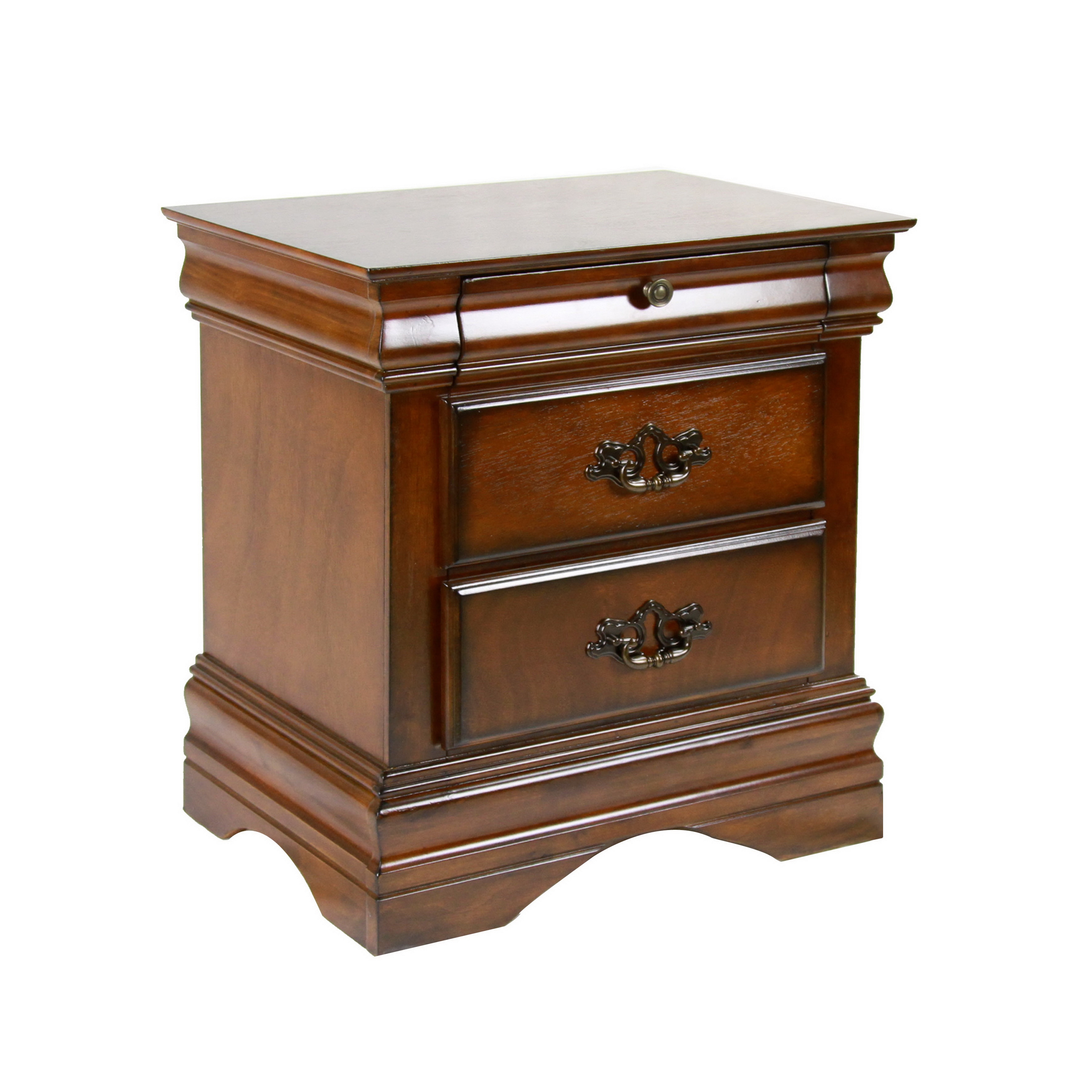 Furniture Of America Florence Dark Oak Night Stand