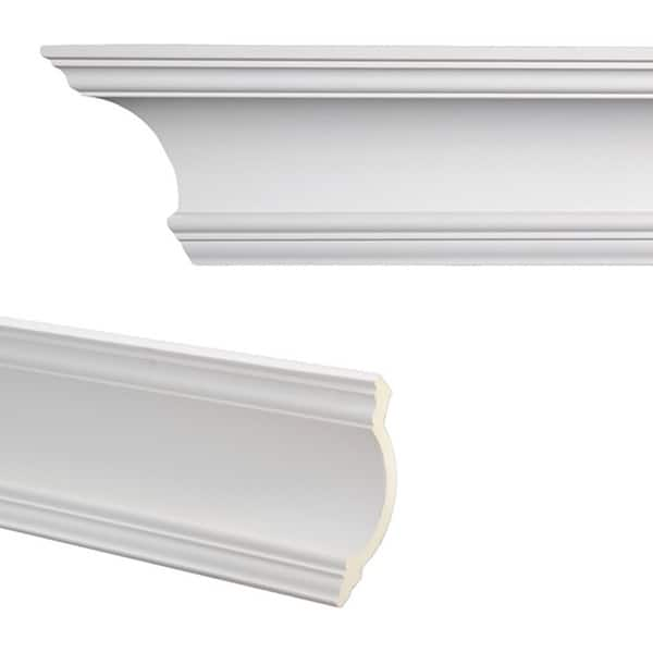 Shop Cove 7 3 Inch Crown Molding 8 Pieces Free Shipping Today