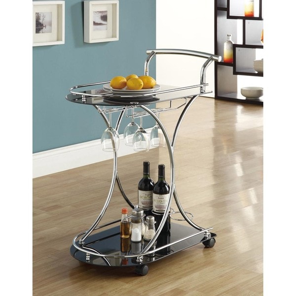 Modern Bar Cart - 13878617 - Overstock.com Shopping - Big Discounts on ...