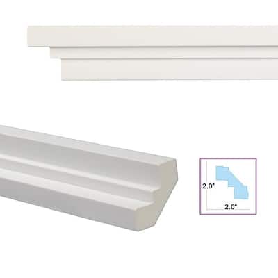Oblate 2.8-inch Crown Molding (8 pieces)