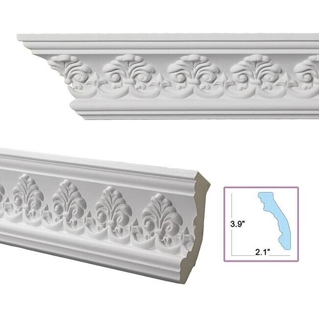 Palmette 4.4-inch Crown Molding (8 pieces)