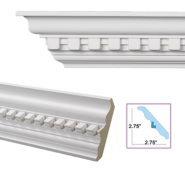 Dentil 3.9inch Crown Molding Free Shipping Today