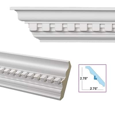 Dentil 3.9-inch Crown Molding (8 pieces)