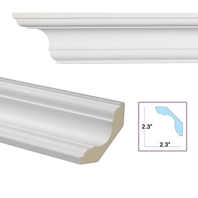 Cavetto 3.3-inch Crown Molding (8 pieces)