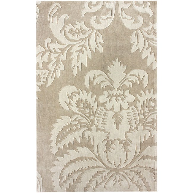 Nuloom Handmade Pino Damask Beige Rug (5 X 8)