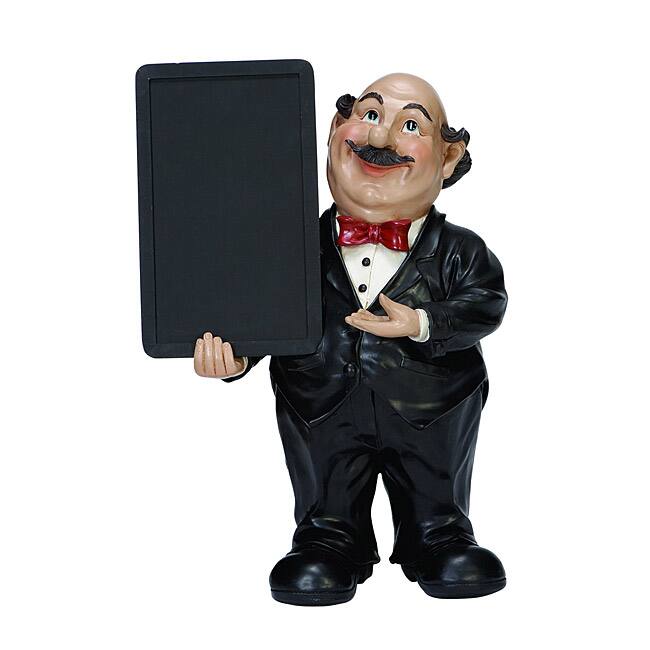 Casa Cortes 18-inch Waiter with Chalkboard Kitchen Decor