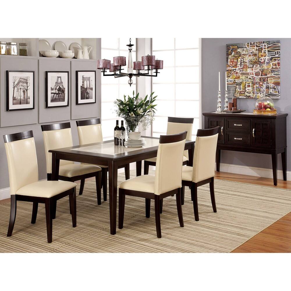 Furniture of America Pedrina 2-piece Dining Table and Server Set