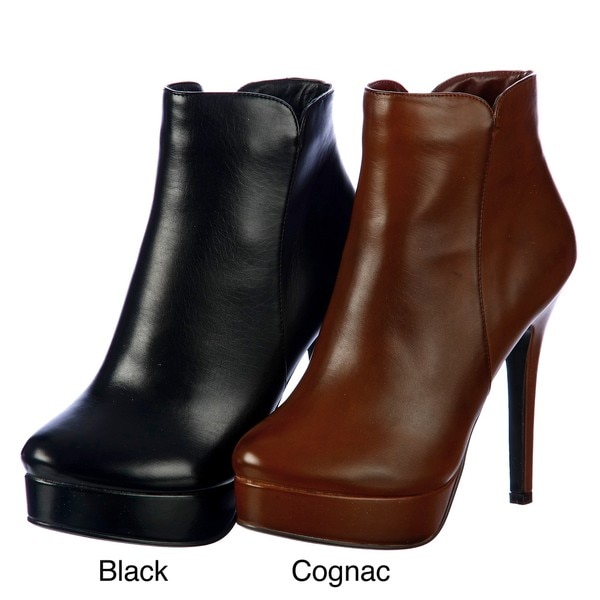 Adele' Ankle Booties - Overstock 