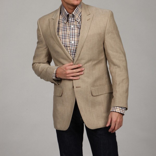 MICHAEL Michael Kors Men's Khaki Sport Coat - 13881290 - Overstock.com ...