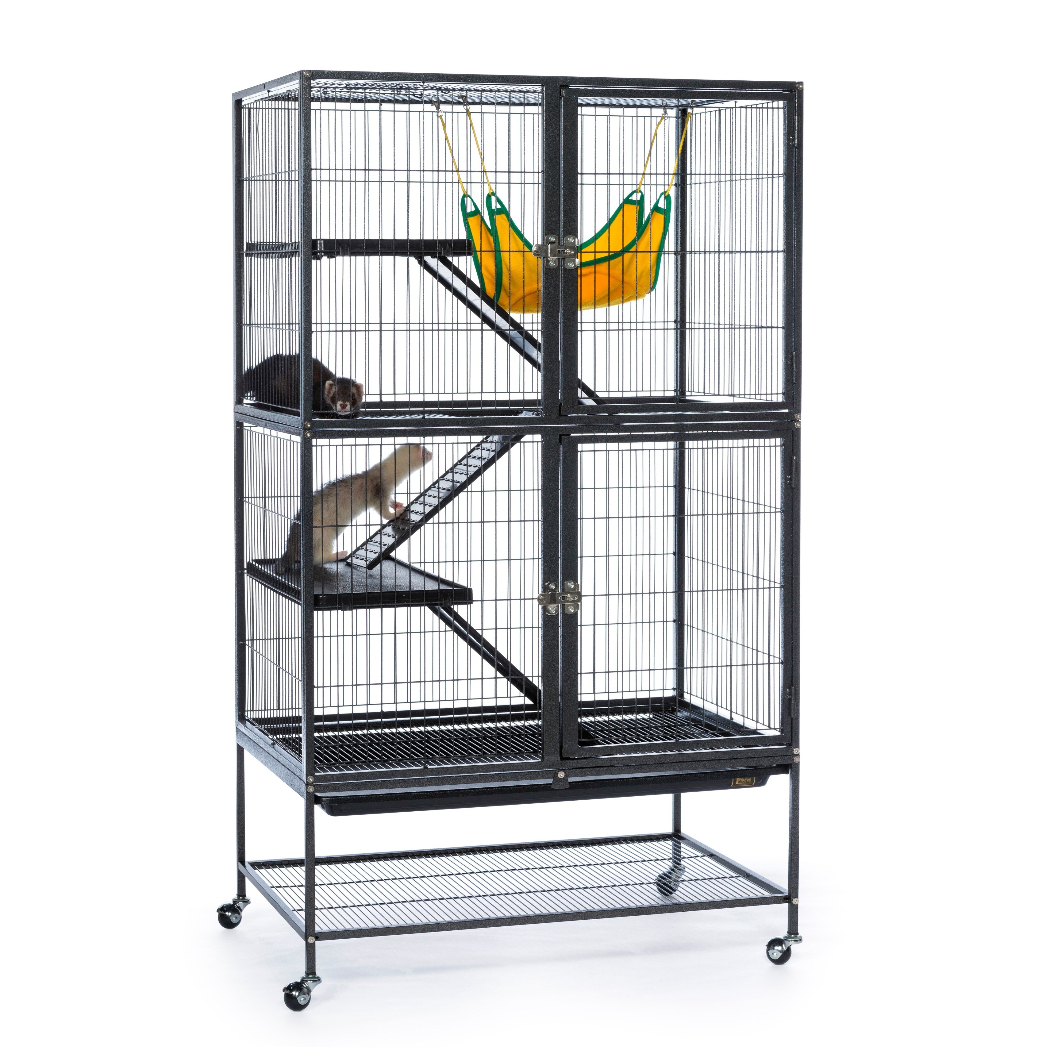 Prevue Pet Products 485 Feisty Ferret Black Hammertone Home