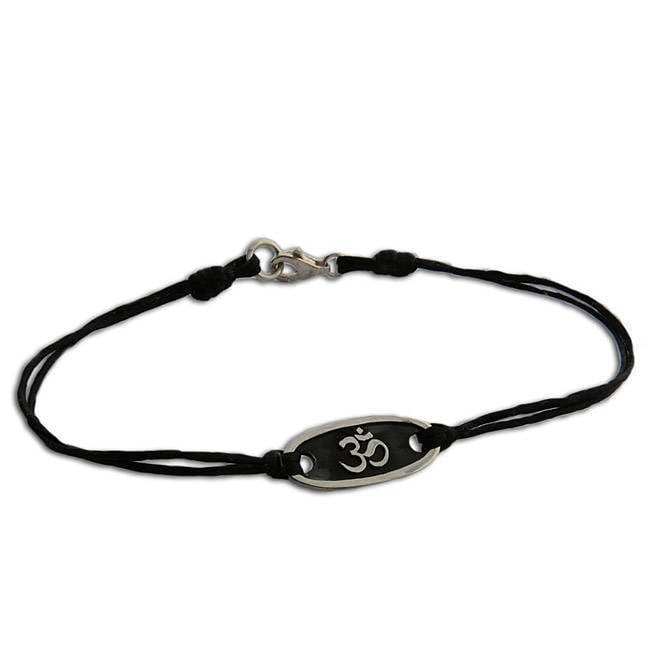 Sterling Silver Cotton Om Bracelet (Thailand) Today $24.69 1.0 (1