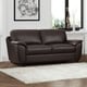 preview thumbnail 2 of 9, Abbyson Sedona Top Grain Leather 3 Piece Living Room Set