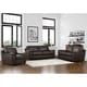 preview thumbnail 1 of 9, Abbyson Sedona Top Grain Leather 3 Piece Living Room Set