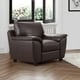 preview thumbnail 4 of 9, Abbyson Sedona Top Grain Leather 3 Piece Living Room Set