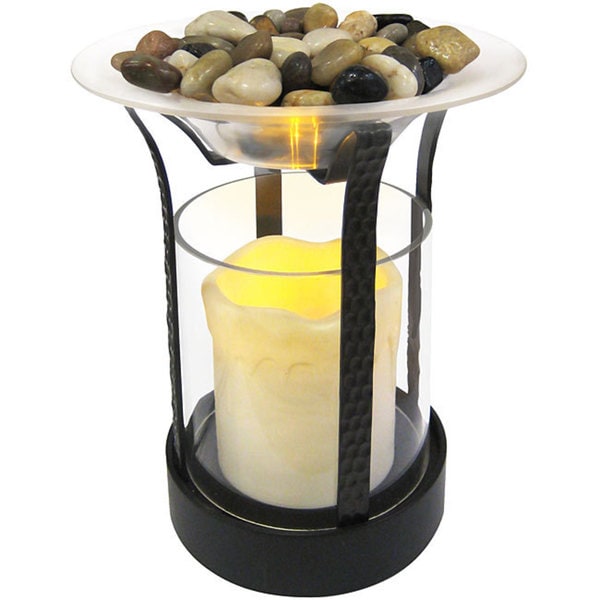 Homedics AromaSpa Flameless Candle Aromatherapy Essential Oil Diffuser