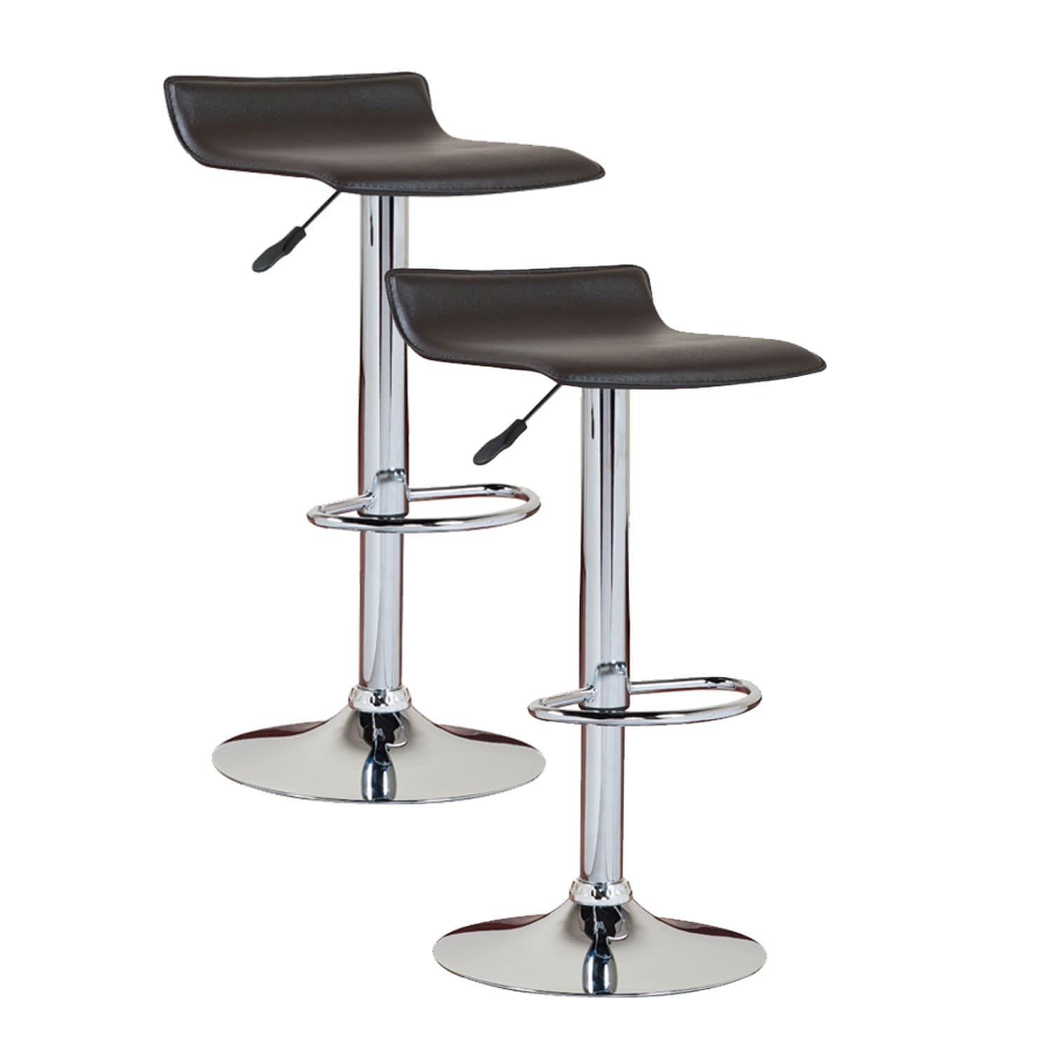 Adjustable Swivel Stool (set Of 2)