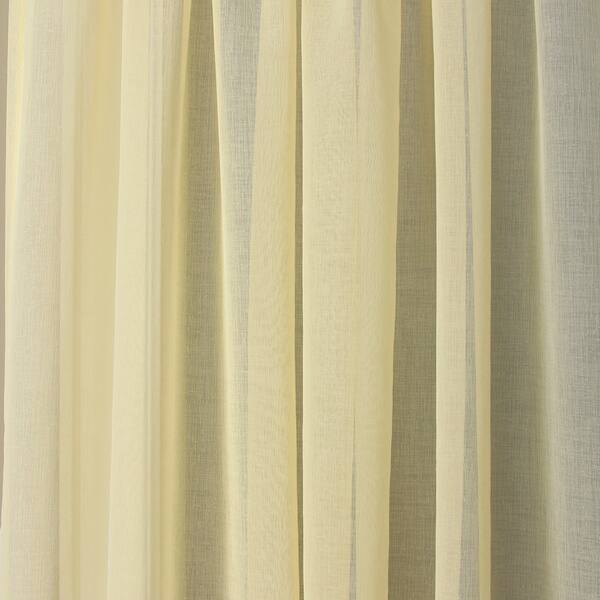 Shop Lucerne 72 Inch Sheer Curtain Panel Pair 52 X 72 Free