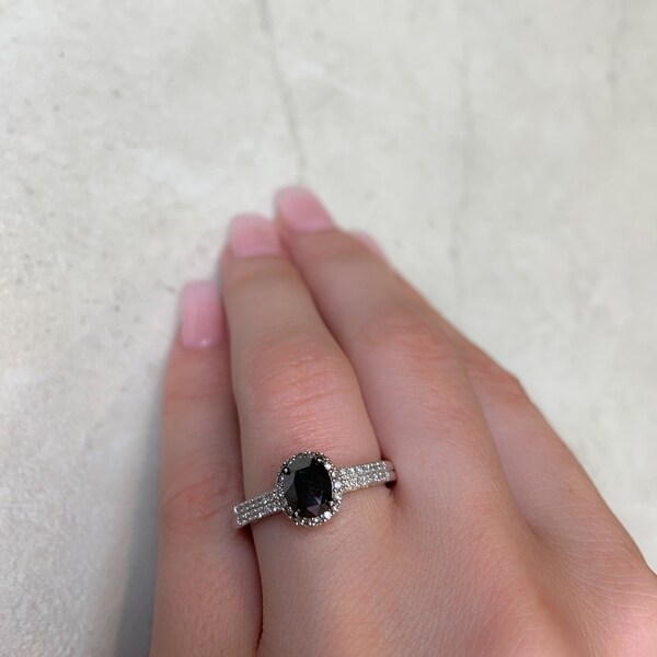 miadora black diamond ring