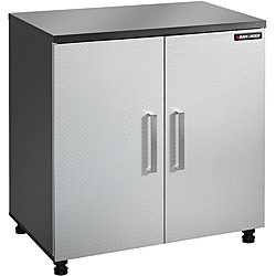 Black Decker Garage and Workshop 2 Door Chrome Tool and Storage Base Cabinet Bed Bath Beyond 6246500