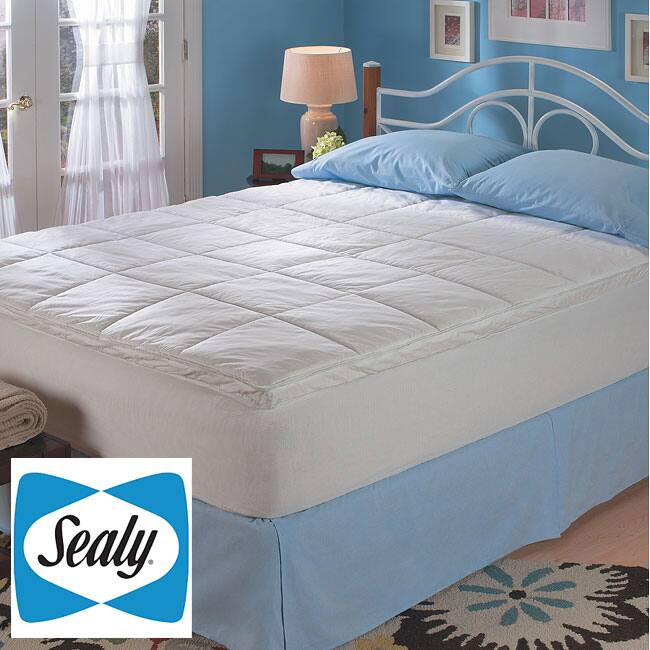 Sealy 2-inch Latex Topper with Zip Cover Twin/ Full-size