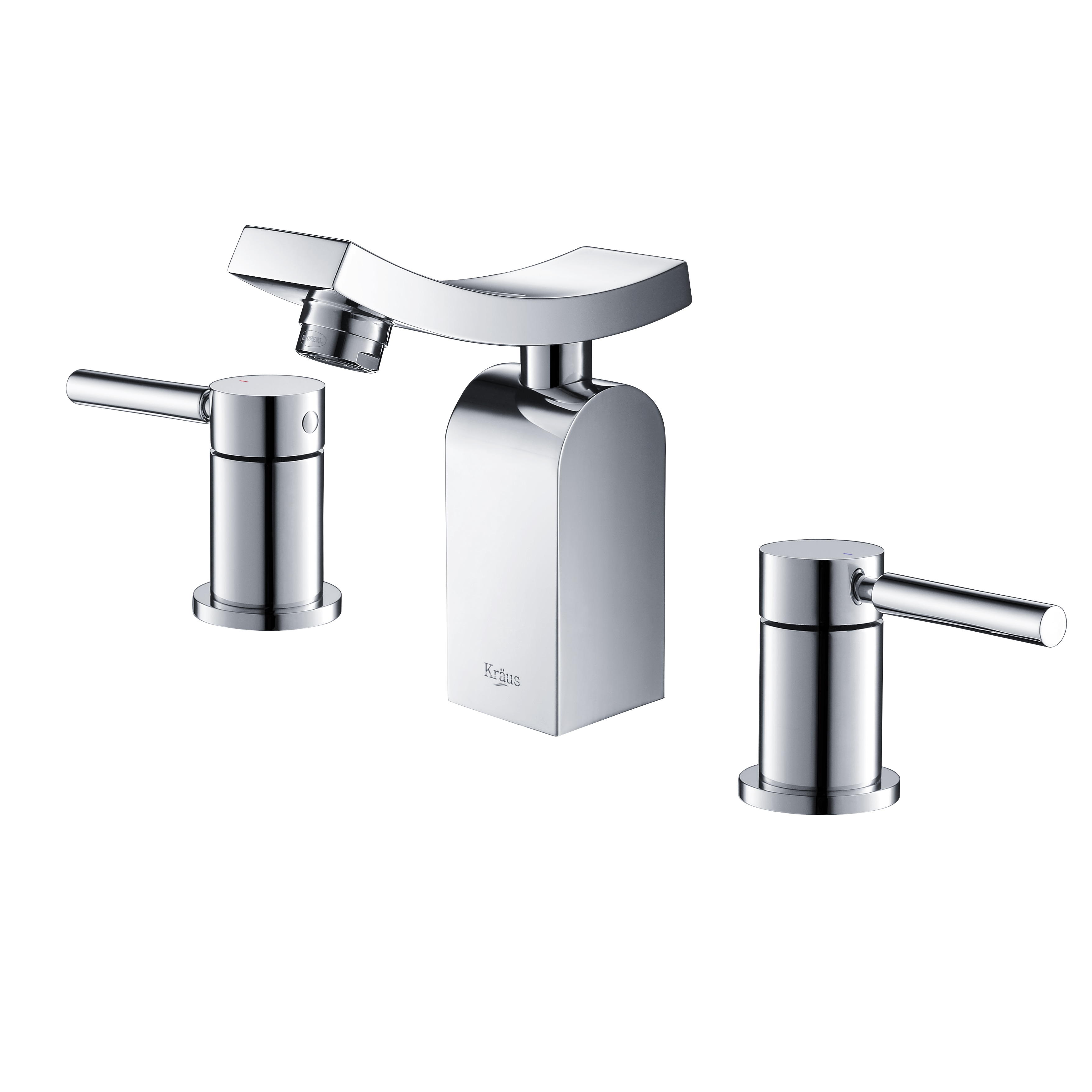 Kraus Unicus 3 hole Bas inch Faucet Chrome