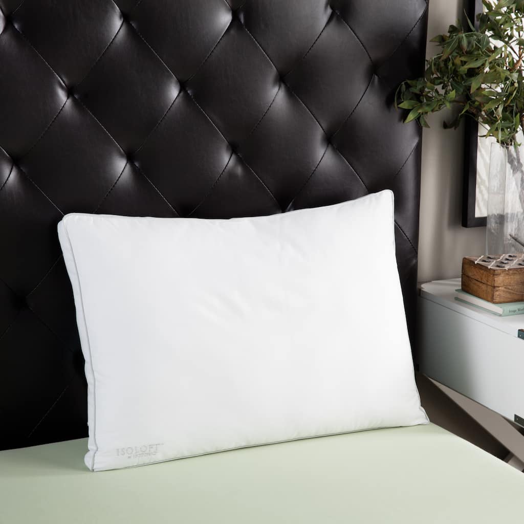 Splendorest Memory Fiber 300 Thread Count Cotton Side Sleeper Pillow - White