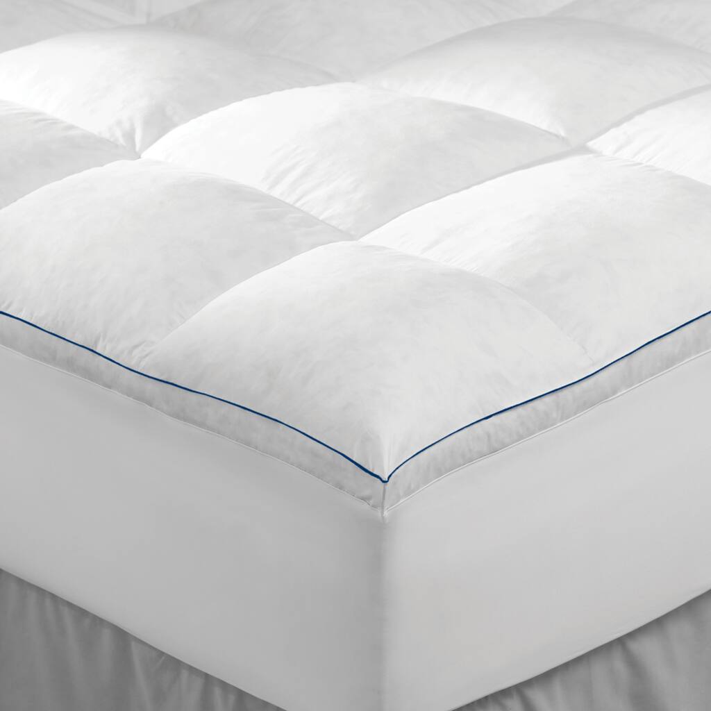 Extra Support 2-inch Gusseted Twin Skirted Featherbed