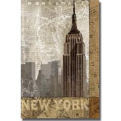 Keith Mallett 'Autumn in New York' Canvas Art Canvas