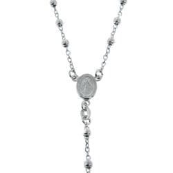 Eternally Haute Sterling Silver 24 inch Rosary Necklace Eternally Haute Sterling Silver Necklaces