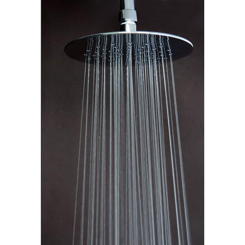 Kingston Brass Watersense Rainfall Chrome Showerhead