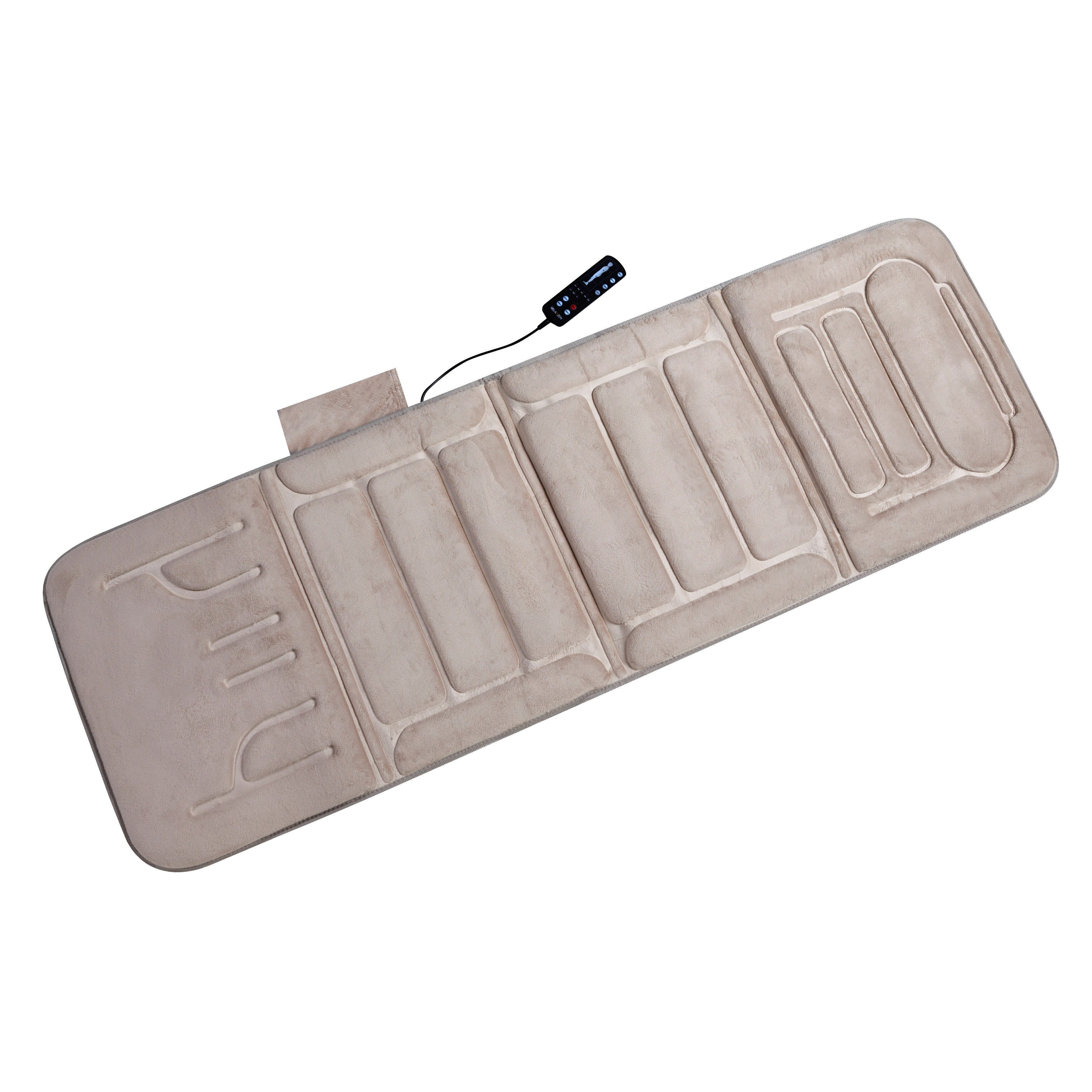 Shop Relaxzen 602907P08 10motor Massage Beige Standard Mat with Heat
