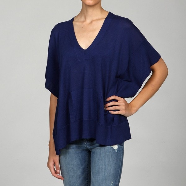 Cable & Gauge Womens Blueprint V neck Top   Shopping   Top