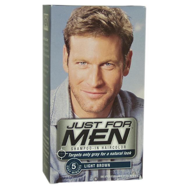 Shop Just For Men Shampoo In Hair Color Light Brown 25 Shampoo