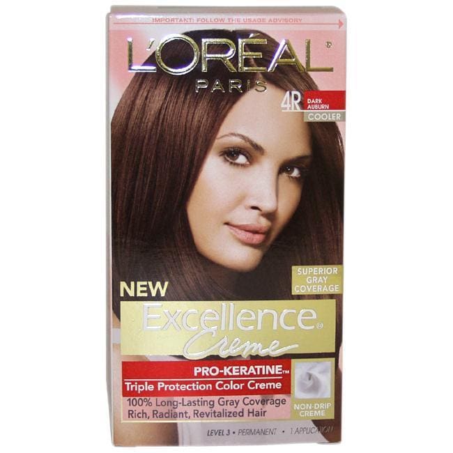 L Oreal Excellence Creme Pro 4r Dark Auburn Cooler Permanent Hair Color