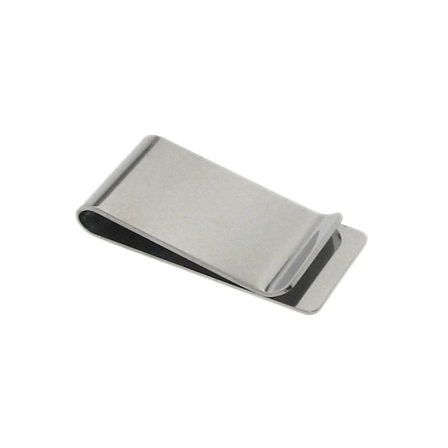 Stainless Steel Men's Polished Money Clip