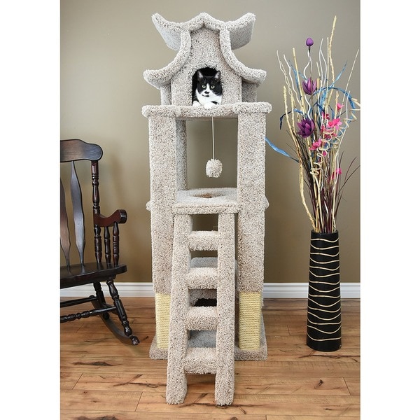 New Cat Condos Designer Cat Pagoda - Free Shipping Today - Overstock ...