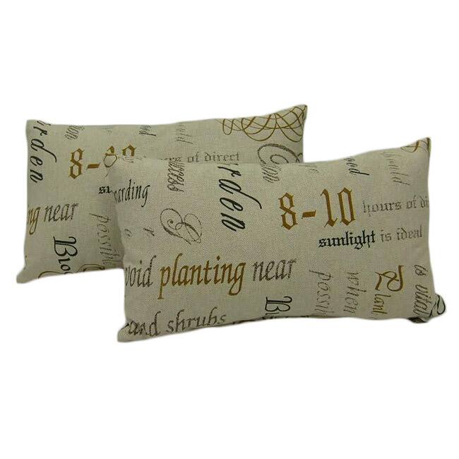 Chatsworth Charcoal Throw Pillows (Set of 2)