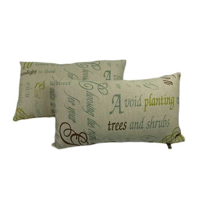 Chatsworth Citron Throw Pillows (Set of 2)