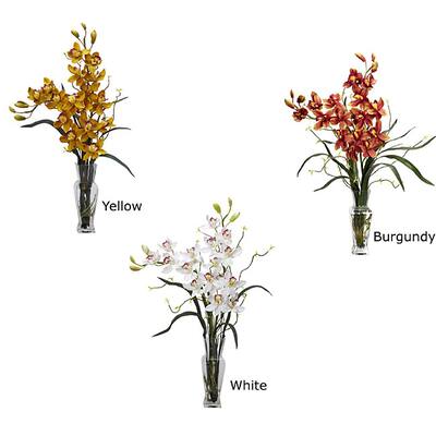 Cymbidium Plant with Small Vase
