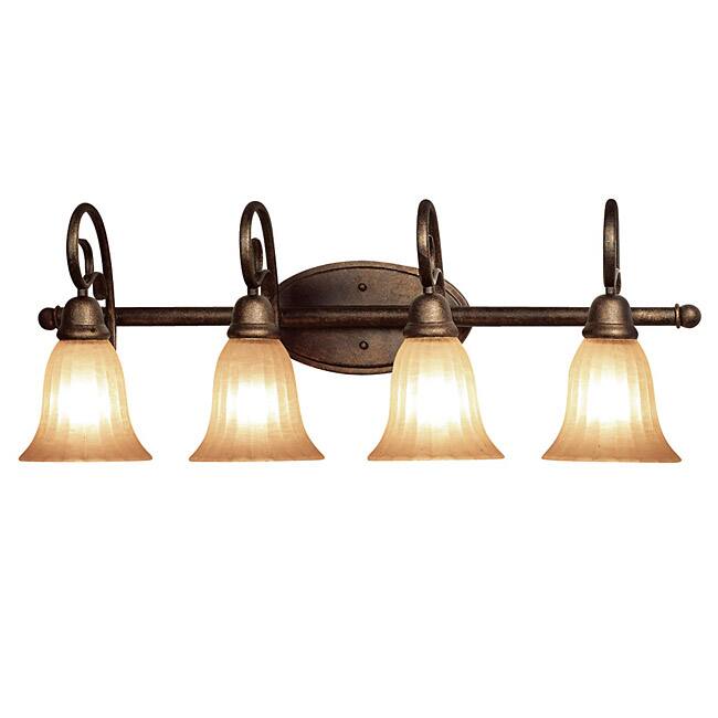 Woodbridge Lighting Clifton 4-light Marbled Bronze Bath Bar