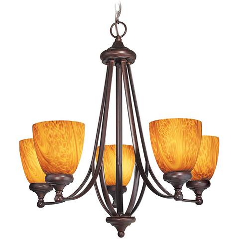 Woodbridge Lighting Kenshaw 5-light Bordeaux Chandelier