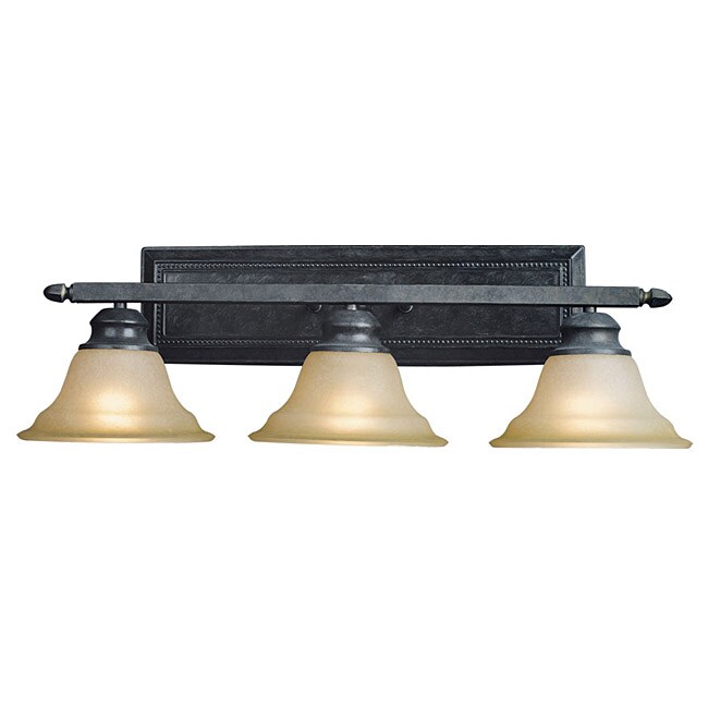 Woodbridge Lighting Calais 3 light Burnish Bronze Bath Bar