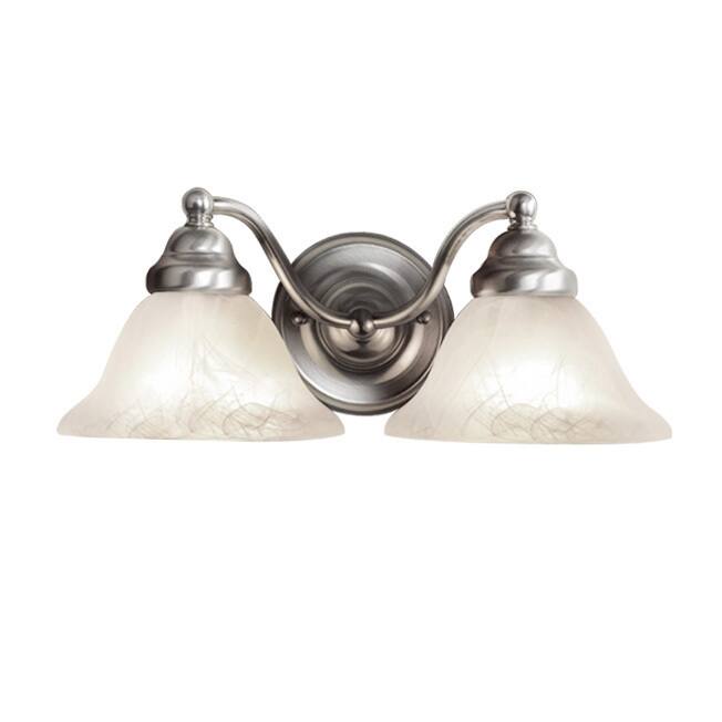 Woodbridge Lighting Anson 2-light Satin Nickel Bath Sconce