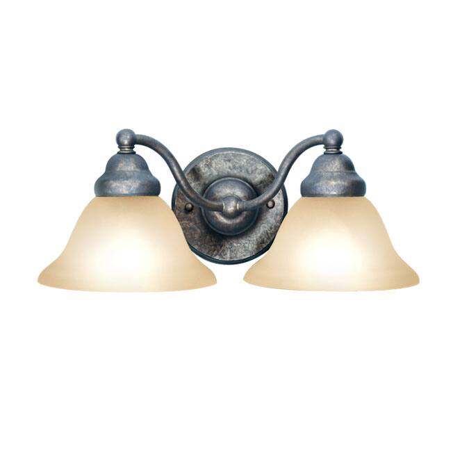 Woodbridge Lighting Anson 2-light Greystone Bath Sconce